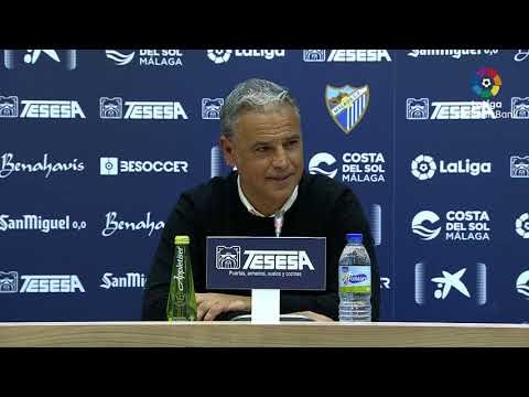 Rueda de prensa de Sergio Pellicer tras el Málaga CF vs SD Ponferradina (1-0)