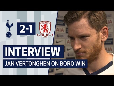 INTERVIEW | JAN VERTONGHEN ON MIDDLESBROUGH FA CUP WIN