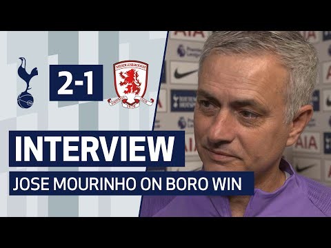 INTERVIEW | JOSE MOURINHO ON MIDDLESBROUGH FA CUP WIN