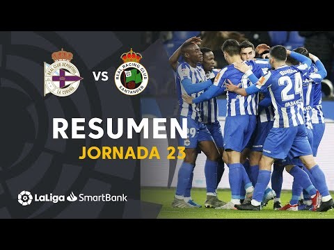 Resumen de RC Deportivo vs Real Racing Club (2-1)