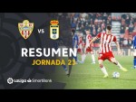 Resumen de UD Almería vs Real Oviedo (2-0)