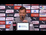 Rueda de prensa de  Manuel Mosquera tras el Girona FC vs Extremadura UD (3-1)