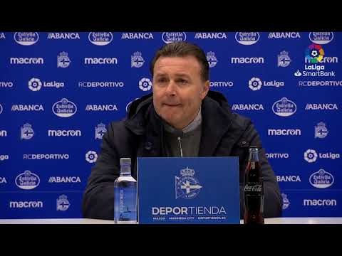 Rueda de prensa de  Cristóbal Parralo tras el RC Deportivo vs Real Racing Club (2-1)