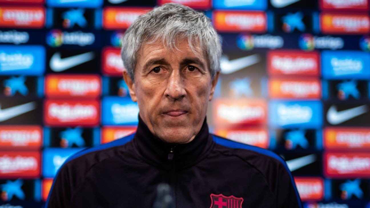 Barcelona's Setien on replacing Valverde: I can't believe I am manager here