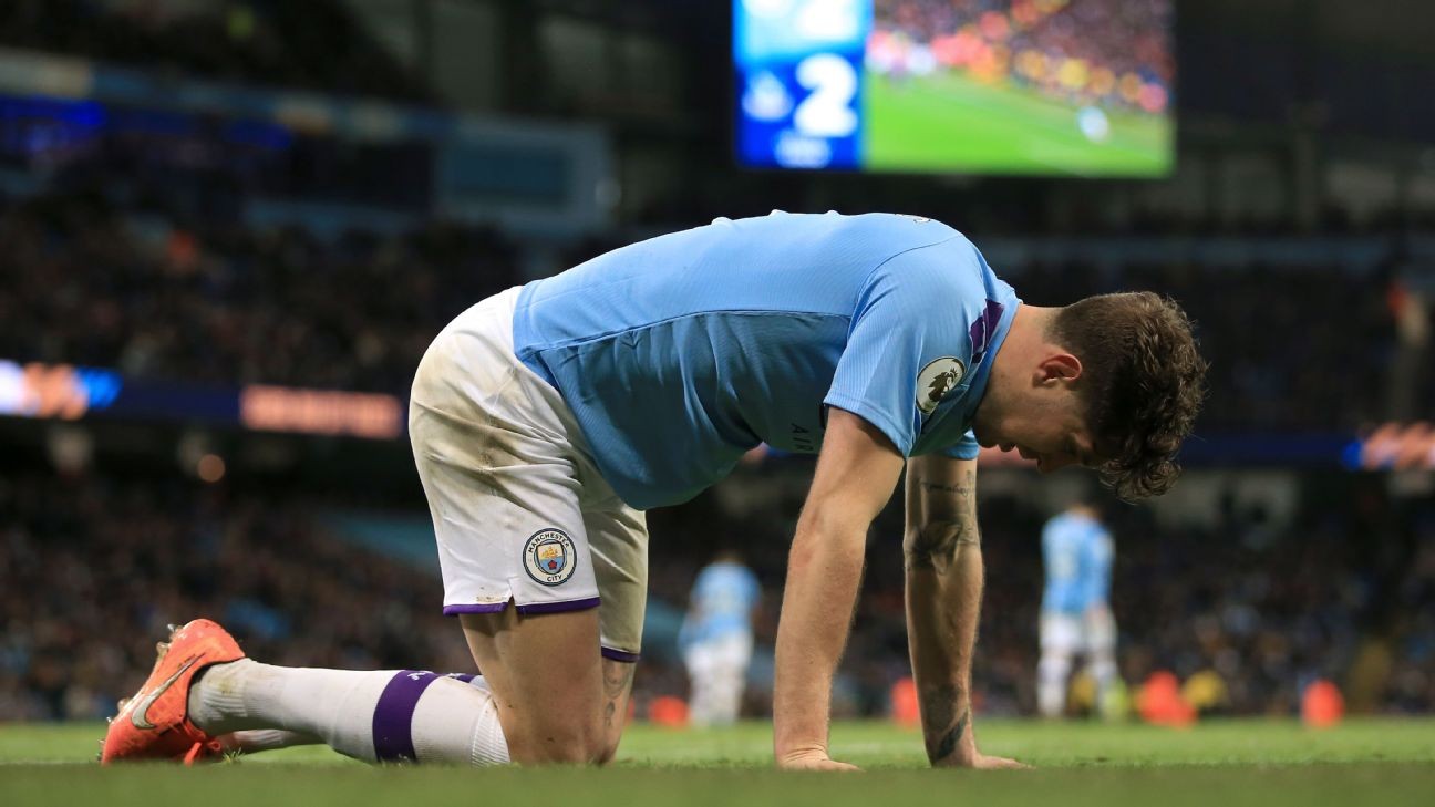 John Stones lets Man City down as Pep Guardiola's side slump to draw vs. Crystal Palace