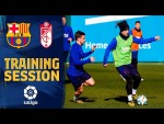Saturday’s workout before the match against Granada