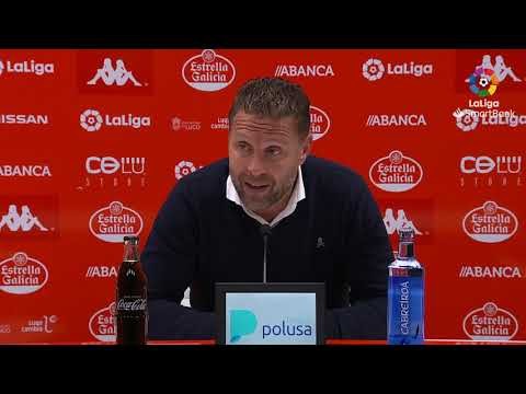 Rueda de prensa de  Curro Torres tras el CD Lugo vs Albacete BP (1-0)