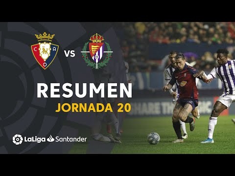 Resumen de CA Osasuna vs Real Valladolid (0-0)
