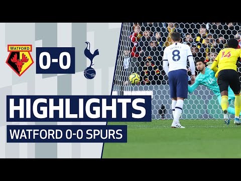 HIGHLIGHTS | WATFORD 0-0 SPURS | PAULO GAZZANIGA PENALTY SAVE