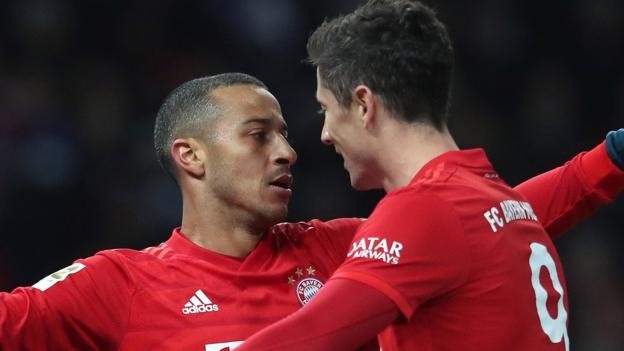 Hertha Berlin 0-4 Bayern Munich: Visitors close gap on leaders RB Leipzig
