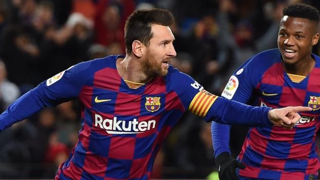Barcelona 1-0 Granada: Lionel Messi's second-half strike strike gives Quique Setien win on debut