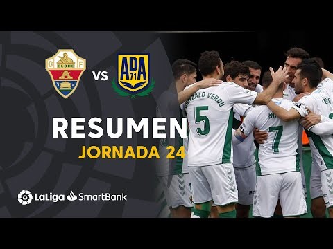 Resumen de Elche CF vs AD Alcorcón (1-1)