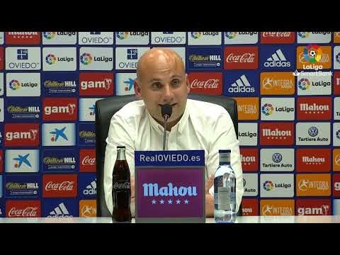 Rueda de prensa de Javier Rozada tras el Real Oviedo vs SD Huesca (1-1)