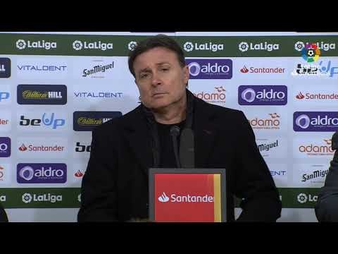 Rueda de prensa de Cristóbal Parralo tras el Real Racing Club vs UD Las Palmas (1-1)