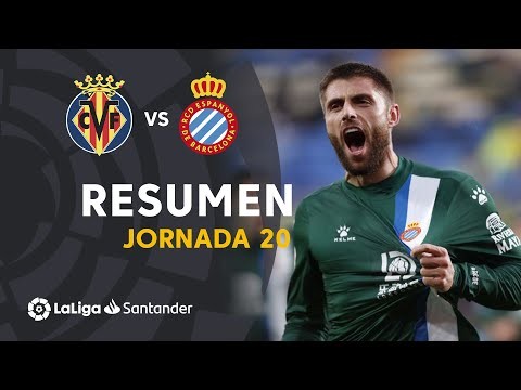 Resumen de Villarreal CF vs RCD Espanyol (1-2)