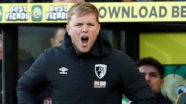 Bournemouth boss Eddie Howe wants siege mentality in relegation fight