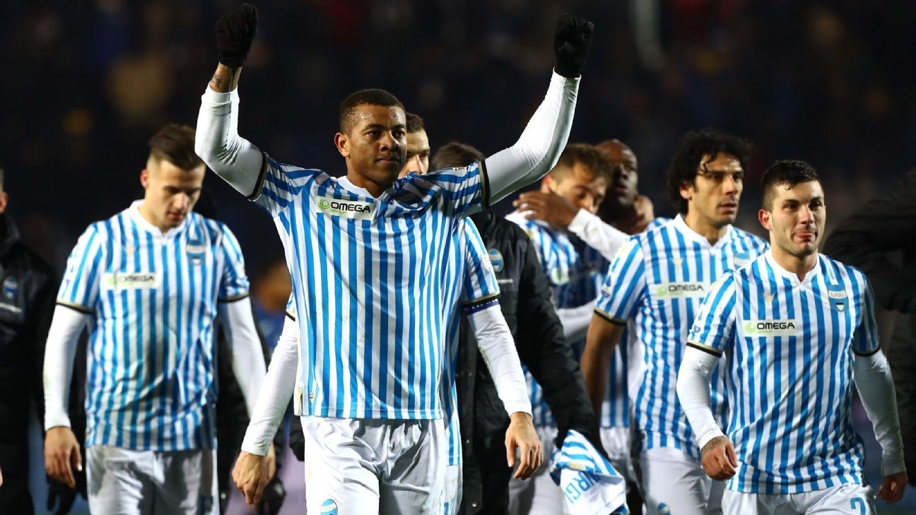 Atalanta suffer shock home defeat to bottom club SPAL