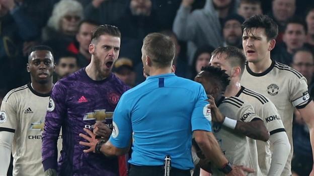 Manchester United charged by FA for player conduct in Liverpool defeat