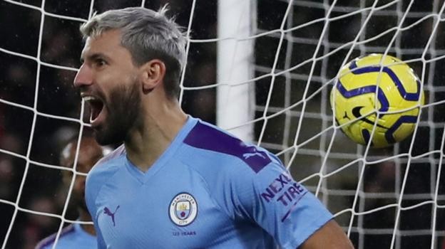 Sheffield United 0-1 Manchester City: Sergio Aguero comes off bench to score winner