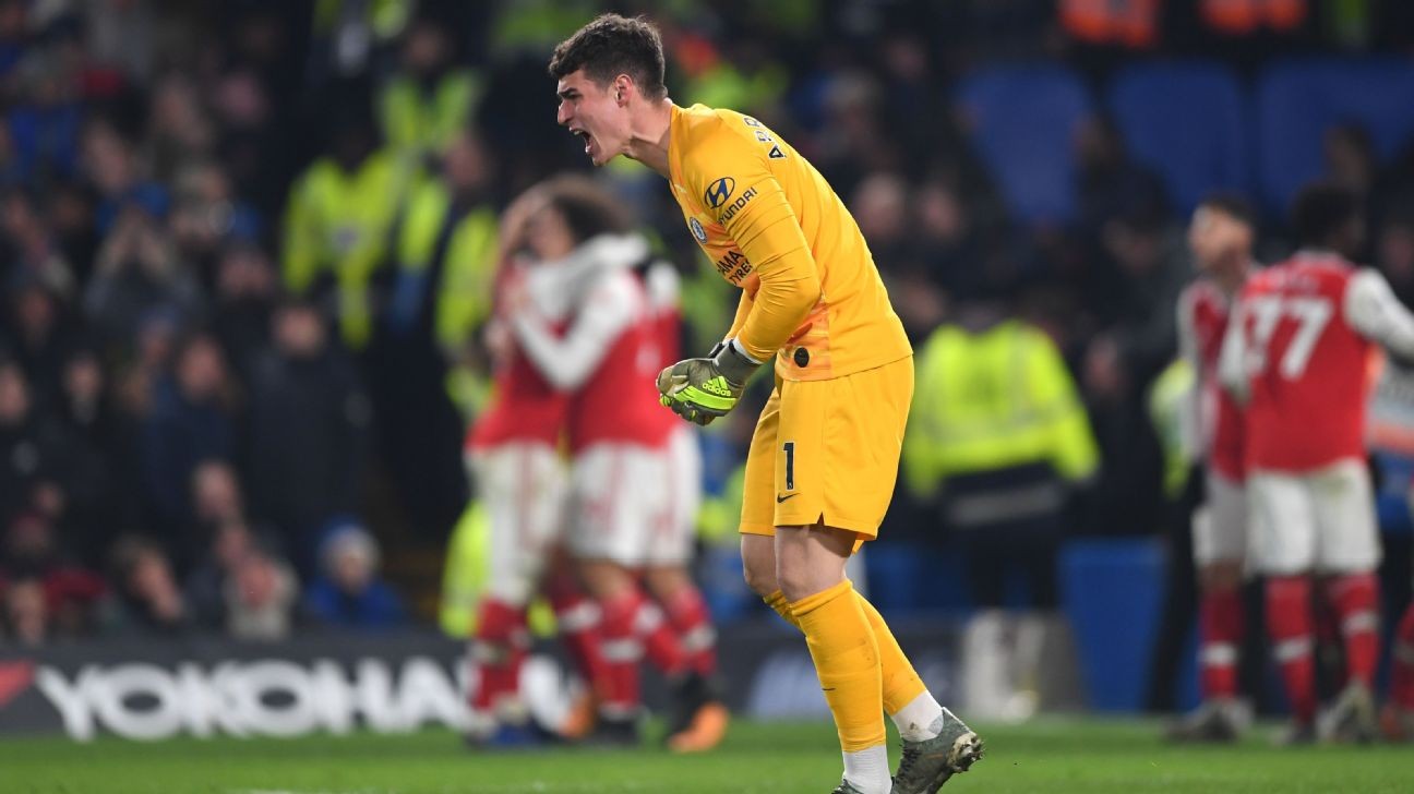 4/10 Kepa, Kante struggle as Chelsea held to demoralising draw by Arsenal