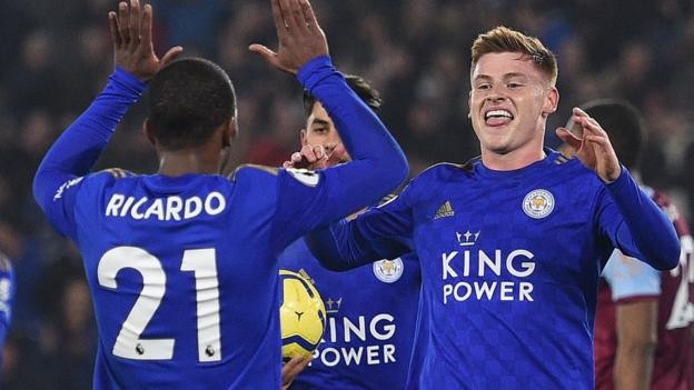 Leicester 4-1 West Ham: Routine win for Foxes despite Jamie Vardy blow