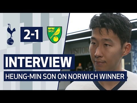 INTERVIEW | HEUNG-MIN SON ON NORWICH WINNER | Spurs 2-1 Norwich City