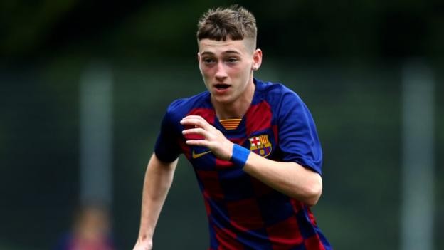Louie Barry: Aston Villa sign Barcelona youngster