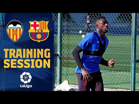 Dembélé continues comeback as first-team prepare for Valencia