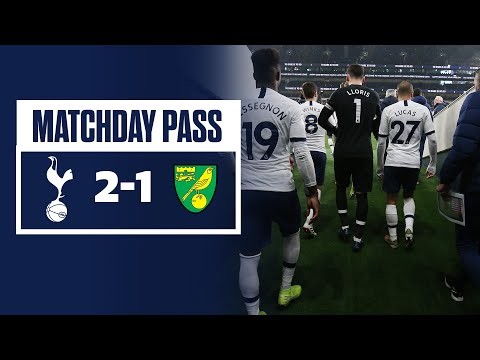 MATCHDAY PASS | TUNNEL CAM | SPURS 2-1 NORWICH CITY