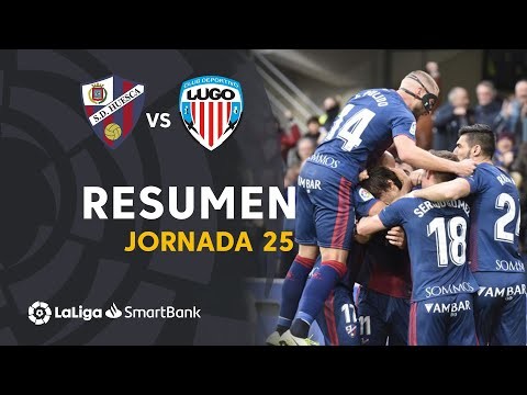 Resumen de SD Huesca vs CD Lugo (2-1)