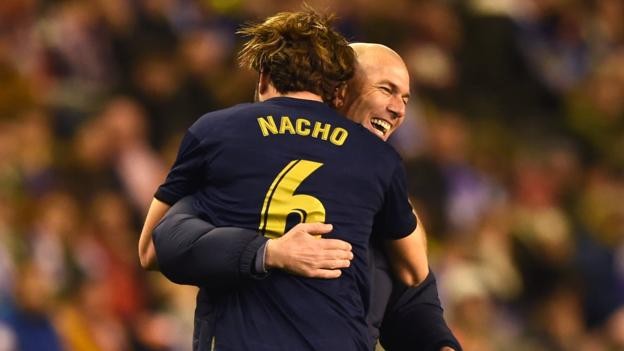 Real Valladolid 0-1 Real Madrid: Nacho header sends Madrid top of La Liga