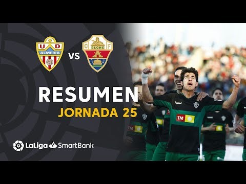 Resumen de UD Almería vs Elche CF (0-2)