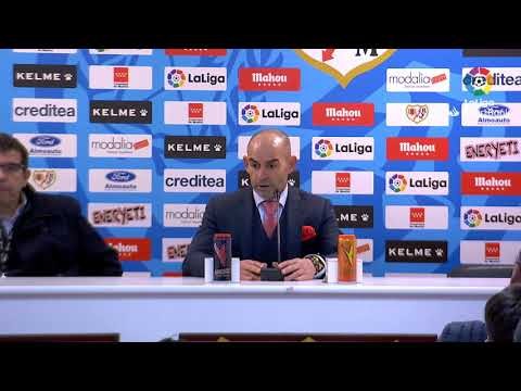 Rueda de prensa de Paco Jémez tras el Rayo Vallecano vs Extremadura UD (1-1)