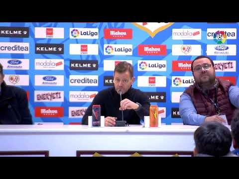 Rueda de prensa de Manuel Mosquera tras el Rayo Vallecano vs Extremadura UD (1-1)