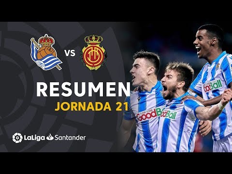 Resumen de Real Sociedad vs RCD Mallorca (3-0)