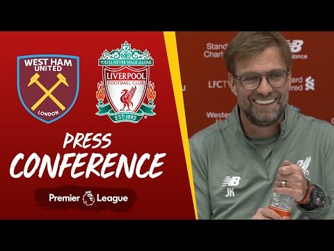 Jürgen Klopp's pre-West Ham press conference