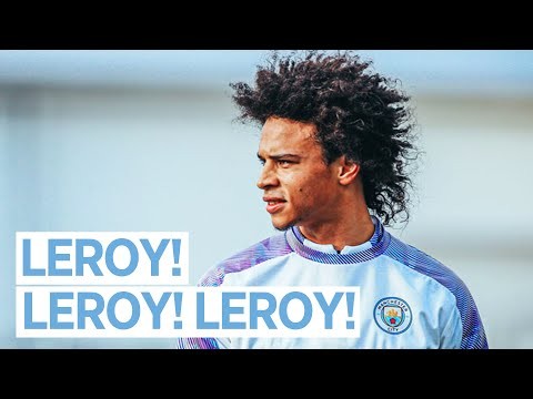 LEROY SANE TRAINS WITH THE TEAM | Man City Training