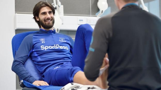 Andre Gomes: midfielder could return in February after serious ankle injury