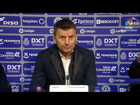 Rueda de prensa de  Djukic tras el CD Tenerife vs Real Sporting (2-1)