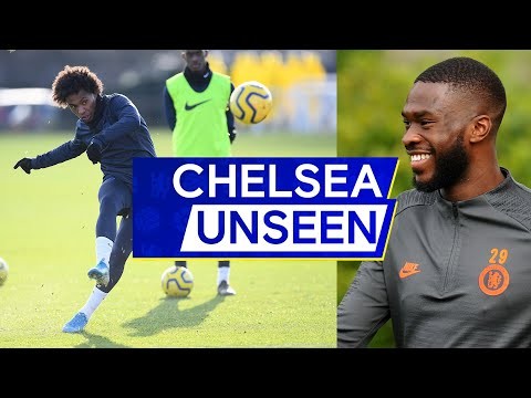 ? Fikayo Tomori & Willian on ? in shooting drill!? Epic Academy Volta skills | Chelsea Unseen