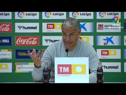 Rueda de prensa de  Sergio Pellicer tras el Elche CF vs Málaga CF (2-0)