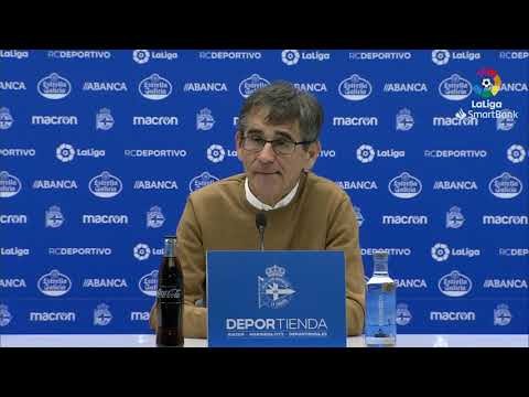 Rueda de prensa de  Fernando Vázquez tras el RC Deportivo vs UD Las Palmas (2-1)