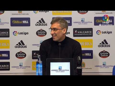 Rueda de prensa de  Jon Pérez Bolo tras el SD Ponferradina vs SD Huesca (3-1)