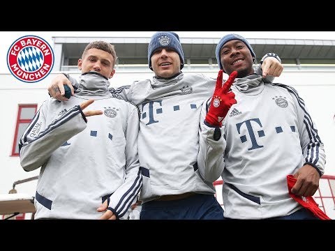 FC Bayern Training nach dem Sieg in Mainz