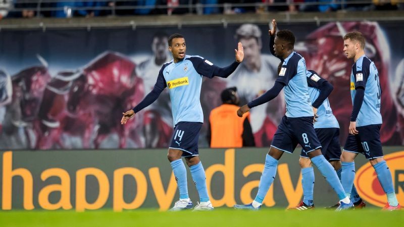 Leipzig's Nkunku rescues 2-2 draw with late strike against Gladbach