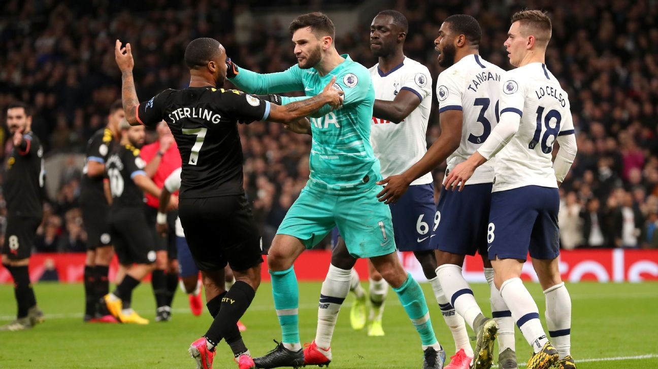 Tottenham's Mourinho irked that VAR didn't send off Man City's Sterling