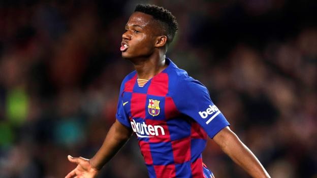 Barcelona 2-1 Levante: Ansu Fati scores twice in Barca win