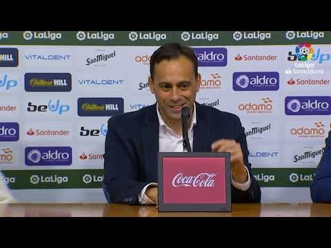 Rueda de prensa de Fran Fernández tras el Real Racing Club vs AD Alcorcón (1-1)