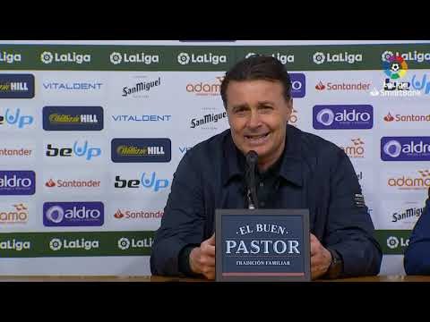 Rueda de prensa de Cristóbal Parralo tras el Real Racing Club vs AD Alcorcón (1-1)