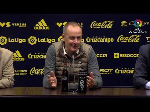 Rueda de prensa de Víctor Fernández tras el Cádiz CF vs Real Zaragoza (1-1)